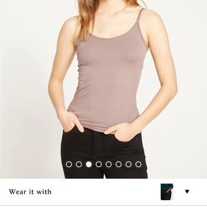 Universal standard grey camisole size small